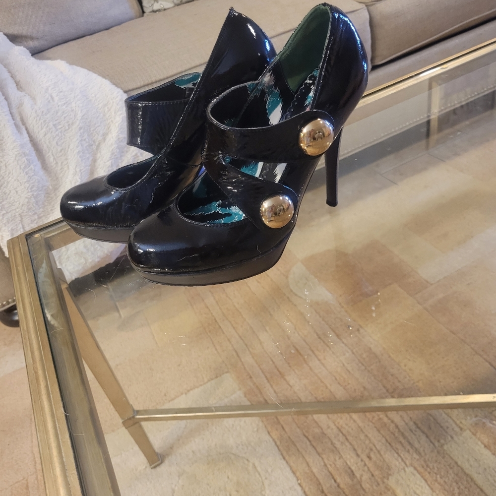 Betsy Johnson patent shoes- size 8 1/2